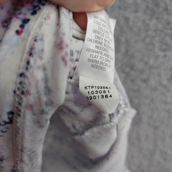 Pure Jill J Jill Asymmetric Tunic Top XL Cotton Modal Shirt Half Sleeve - Picture 10 of 12